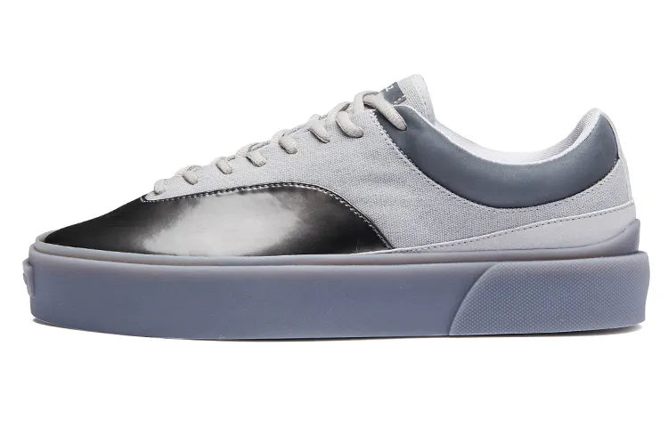 EQLZ EQUALIZER Fault 22 Lo Slip Resistant Abrasion Resistant Low top Skateboard Shoes Unisex Silver Sand