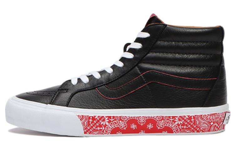 Sk8 Vans-Hi Reissue Lx 'Bandana - Black Racing Red'