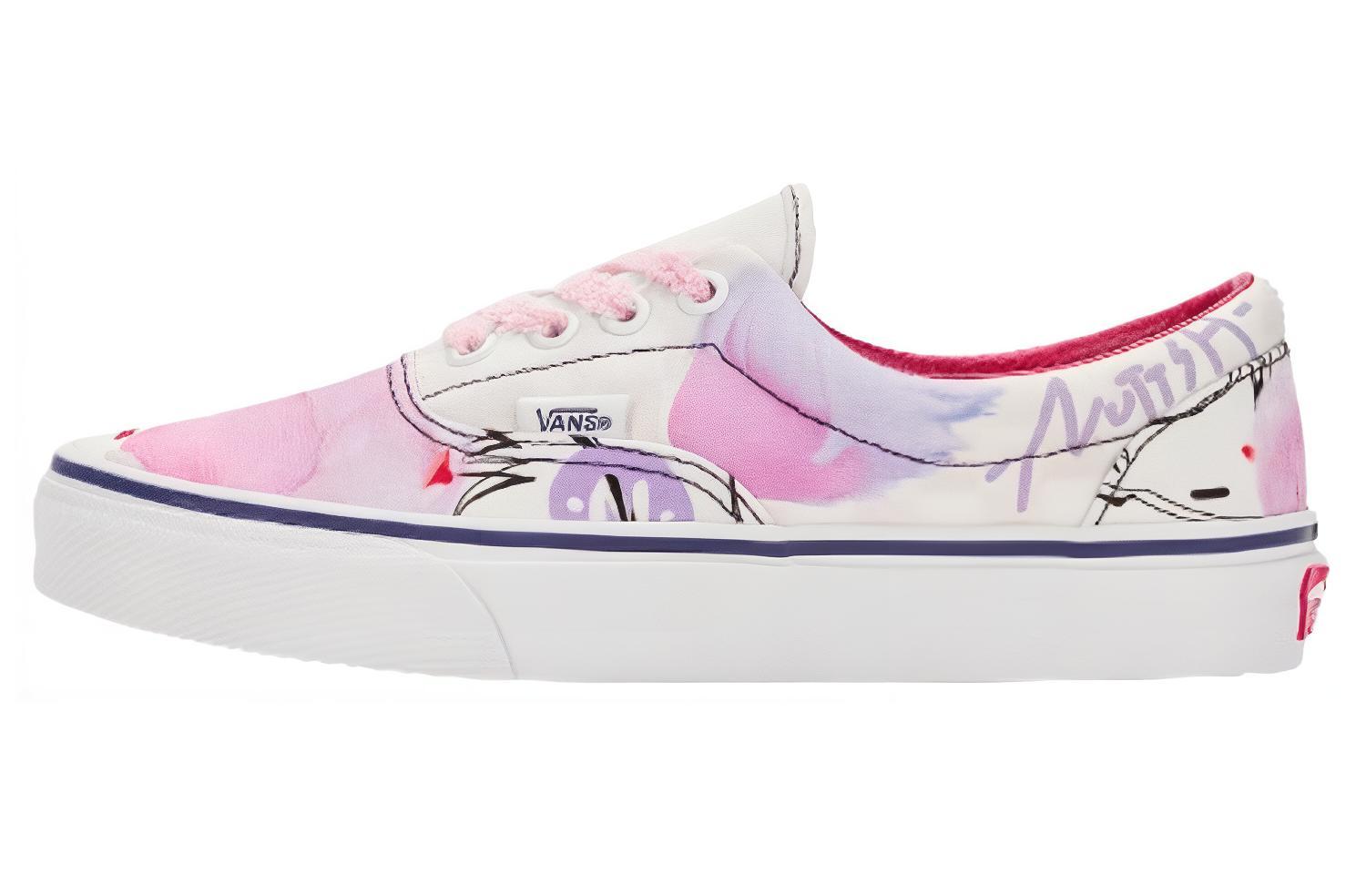 Кеды Era x Vans (розово-белые)