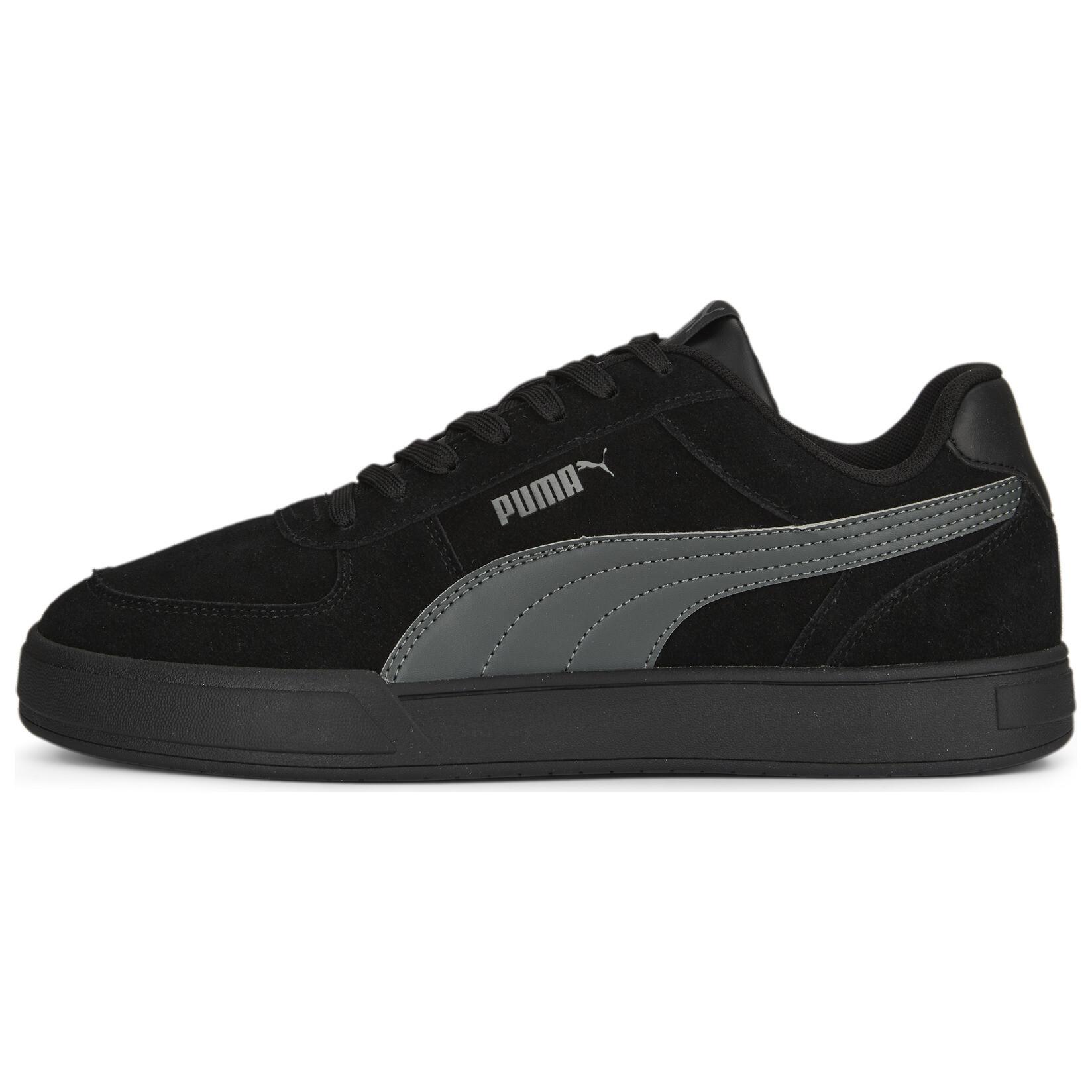 Кеды PUMA Suede (черно-серые)