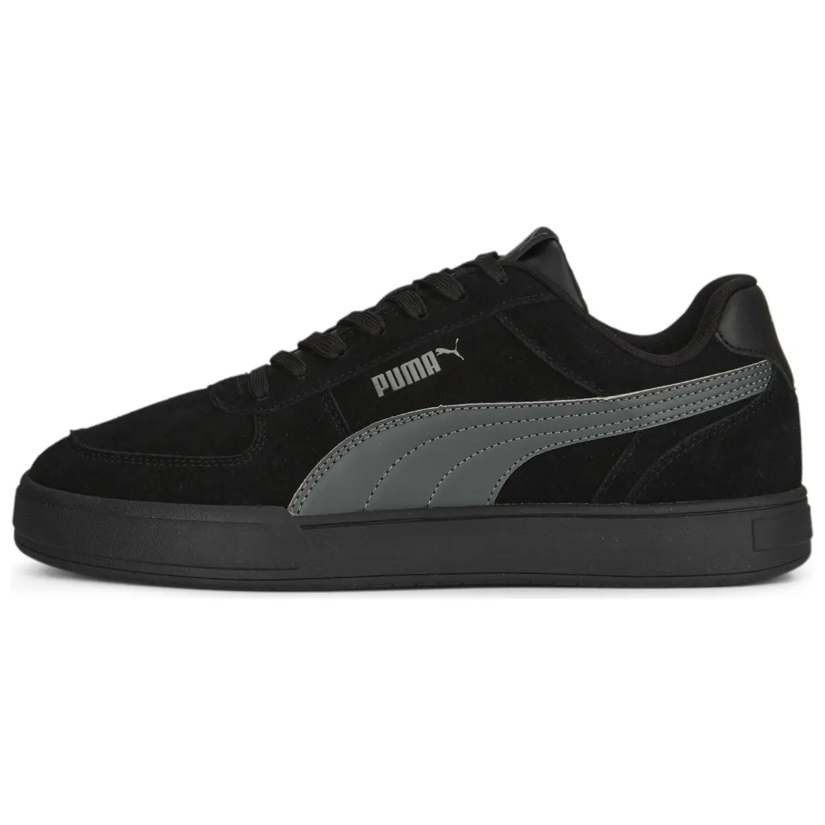 PUMA Suede Low top Skateboard Shoes Unisex Black Gray