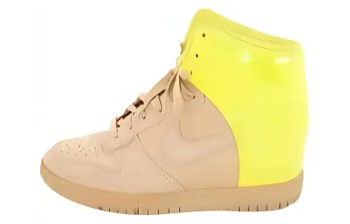 Nike Dunk Sky High Vt Vachetta Tan Sonic Yellow Women's