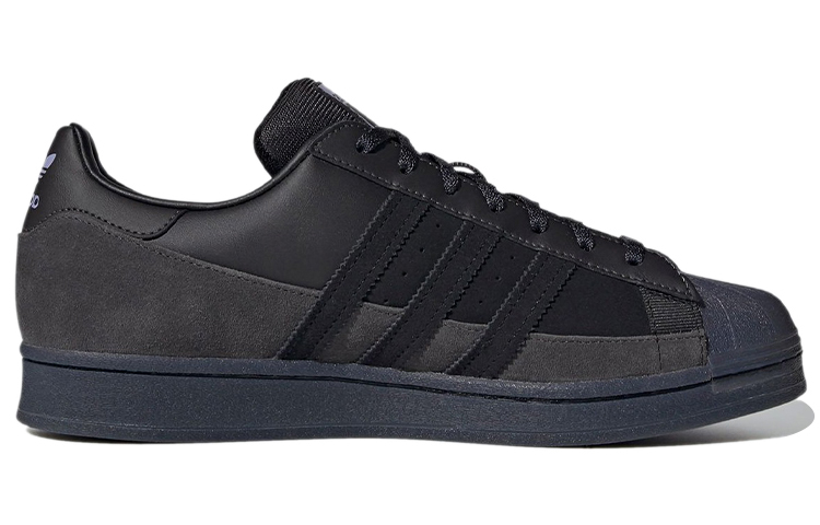 Кеды adidas originals SUPERSTAR (черно-серо-синие) — фото 2
