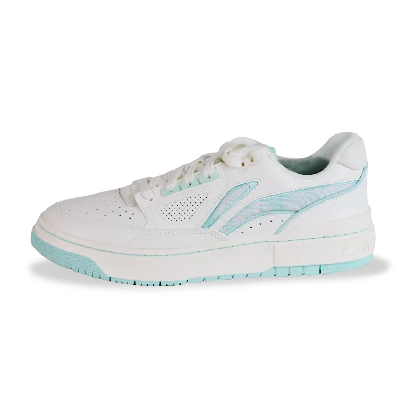 Li Ning Slip Resistant Slip Resistant Low top Skateboard Shoes Rising Stars Basketball Culture Shoes Men's White
