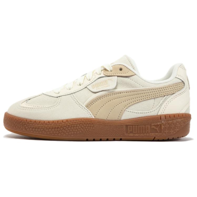 PUMA Palermo Comfortable And Lightweight Abrasion Resistant Low top German Army Trainers Unisex Ecru