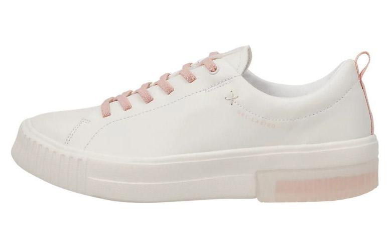 Asics Gel Lasiro Low top Skateboard Shoes Women's White Pink