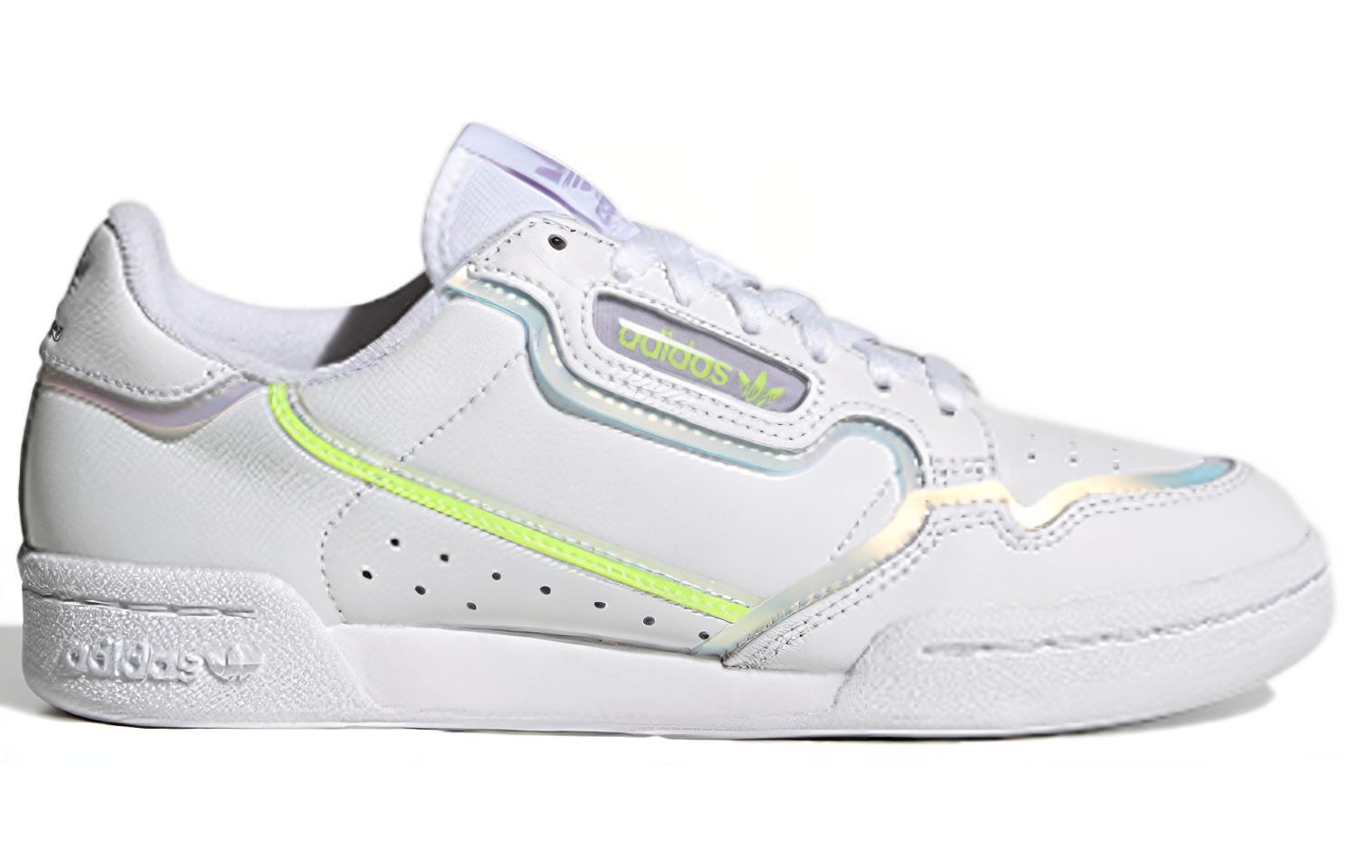Женские кеды adidas originals Continental (бело-фиолетовые) — фото 2