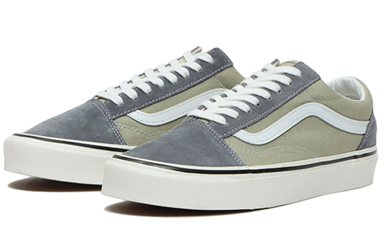 Кеды Vans Old Skool (темно-зеленые) — фото 2
