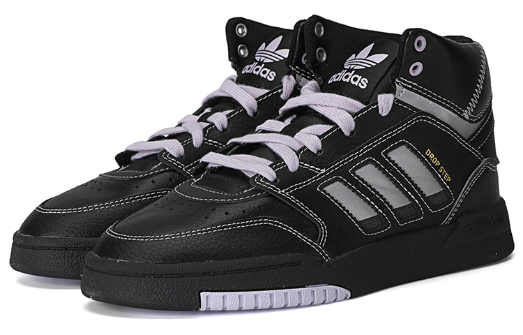Женские кеды adidas originals Drop Step (черные) — фото 3