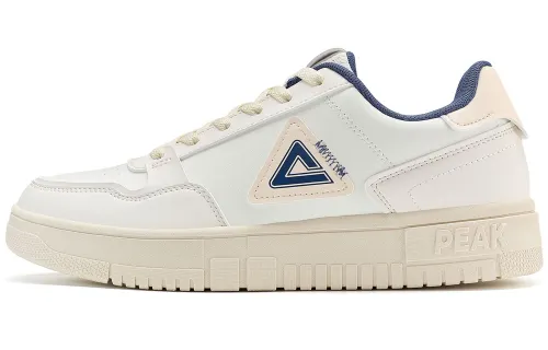 PEAK Slip Resistant Abrasion Resistant Slip Resistant Abrasion Resistant Low top Skateboard Shoes Men's Ecru