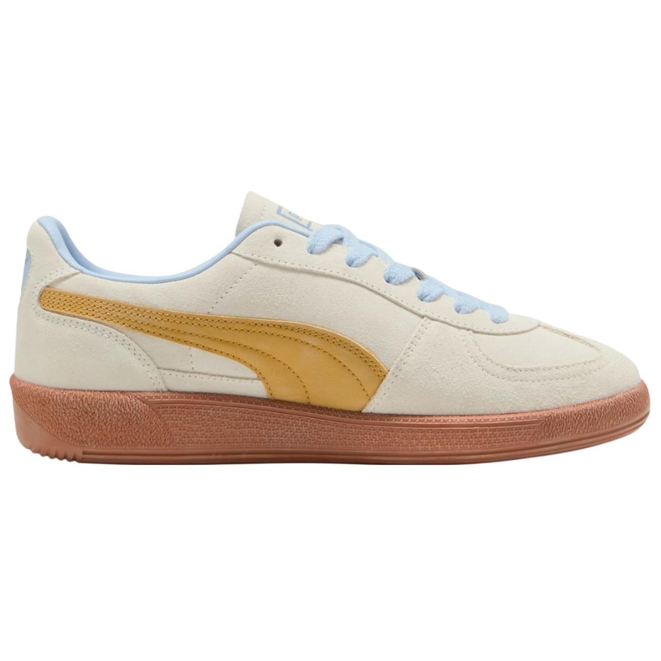 PUMA Palermo Soft And Comfortable Low top German Army Trainers Unisex White Gold