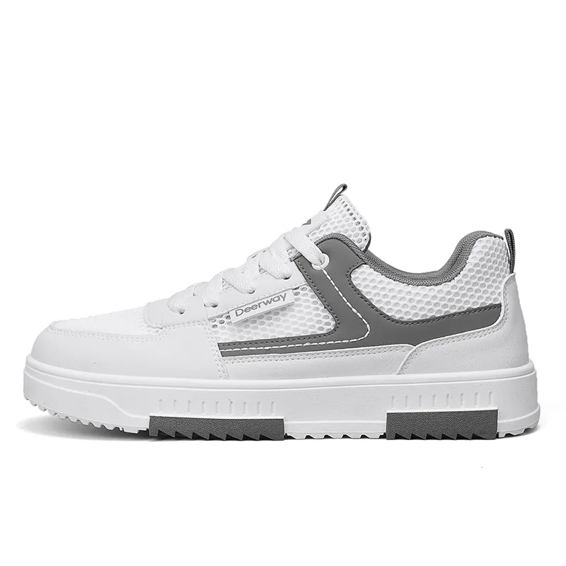 DEERWAY Slip Resistant And Breathable Low top Skateboard Shoes Men's