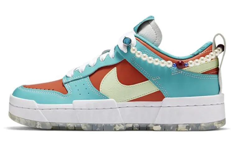 Nike Dunk Low Disrupt WhiteGreen Purple 'White Green' Women's