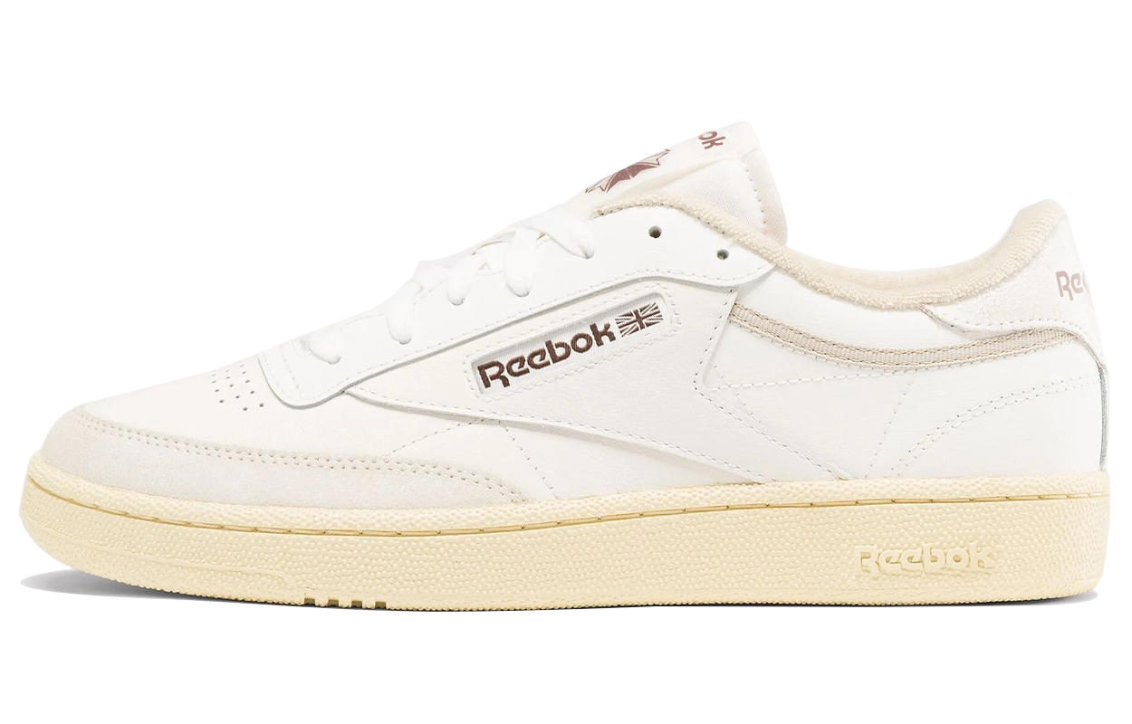 Кеды Reebok Reebok CLUB C 85 (бежево-белые)