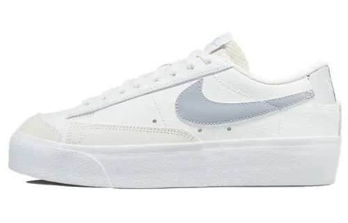 Nike Blazer Low Platform Low Top Sneakers White/Grey Women's