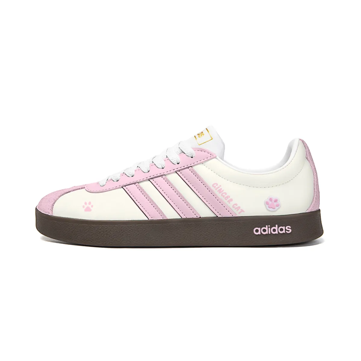 Adidas VL COURT 2.0 Starlight Manufacturing, Rice Candy Sweetheart Slip Resistant Cushioning Abrasion Resistant