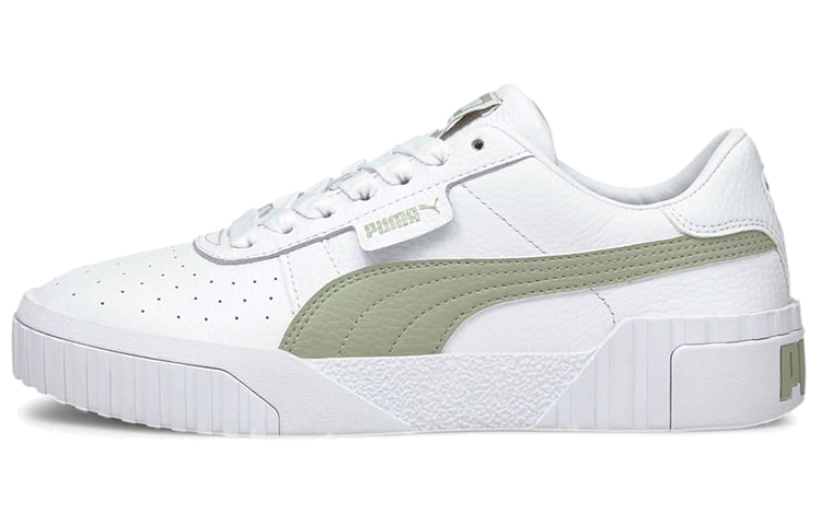 PUMA Cali Casual Board Shoes White/Green Women's