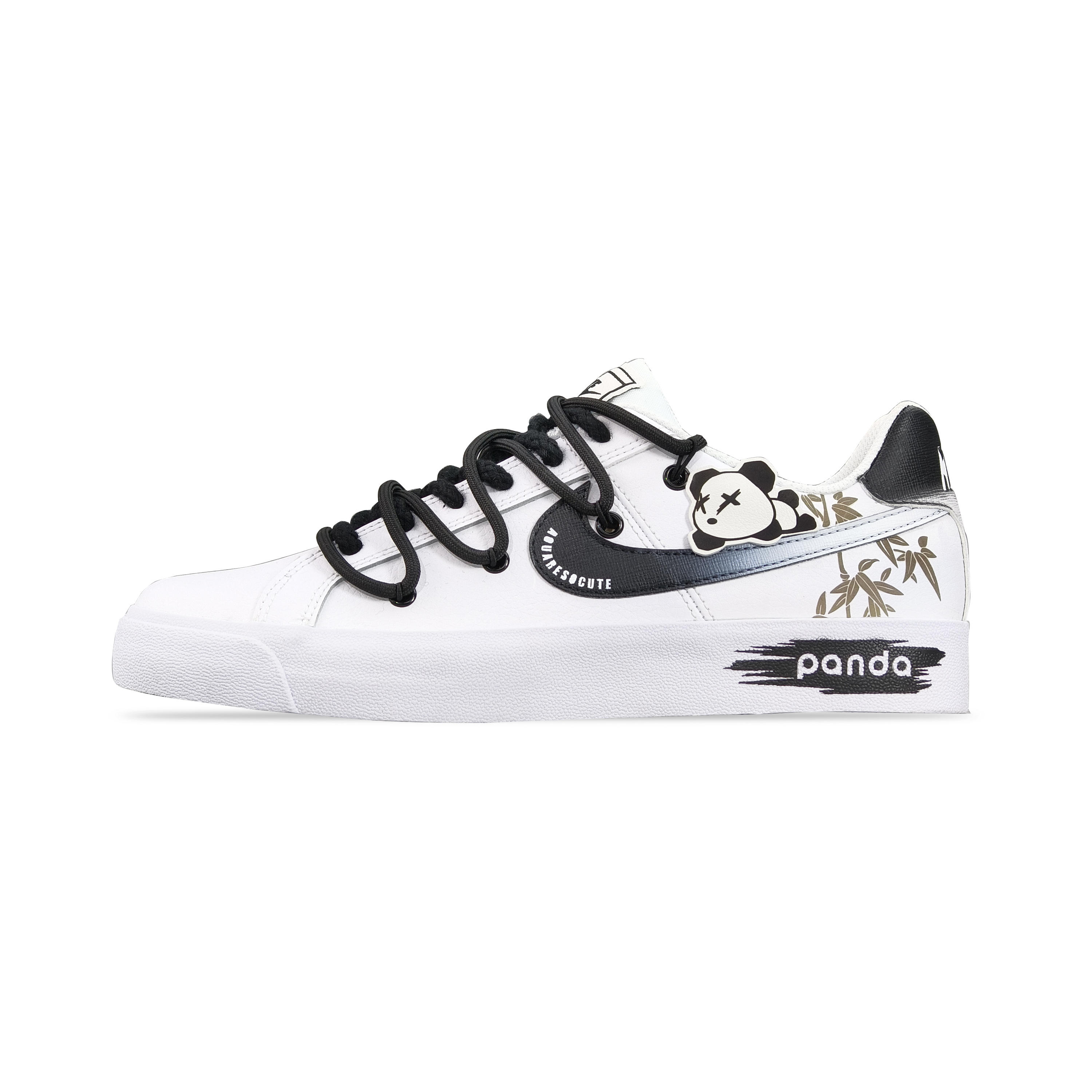 Nike Court Royale Low top Skateboard Shoes Men's Black White