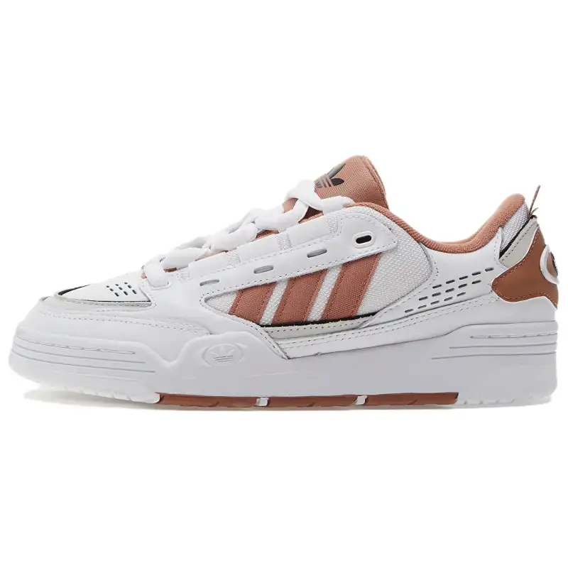 Adidas Originals Adi2000 Slip Resistant Abrasion Resistant Low top Skateboard Shoes Men's White Brown