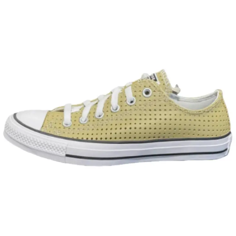Converse Chuck Taylor All Star Slip Resistant Abrasion Resistant Low top Skateboard Shoes Unisex Yellow
