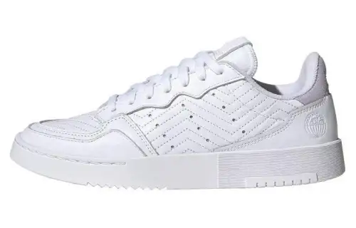 FILA Supercourt Abrasion Resistant, Lightweight, And Breathable Low top Skateboard Shoes Women's White