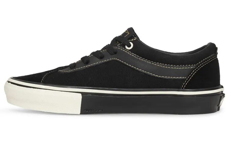 Rassvet x Vans Bold Skate Ni Casual Low top Skateboard Shoes Unisex Black