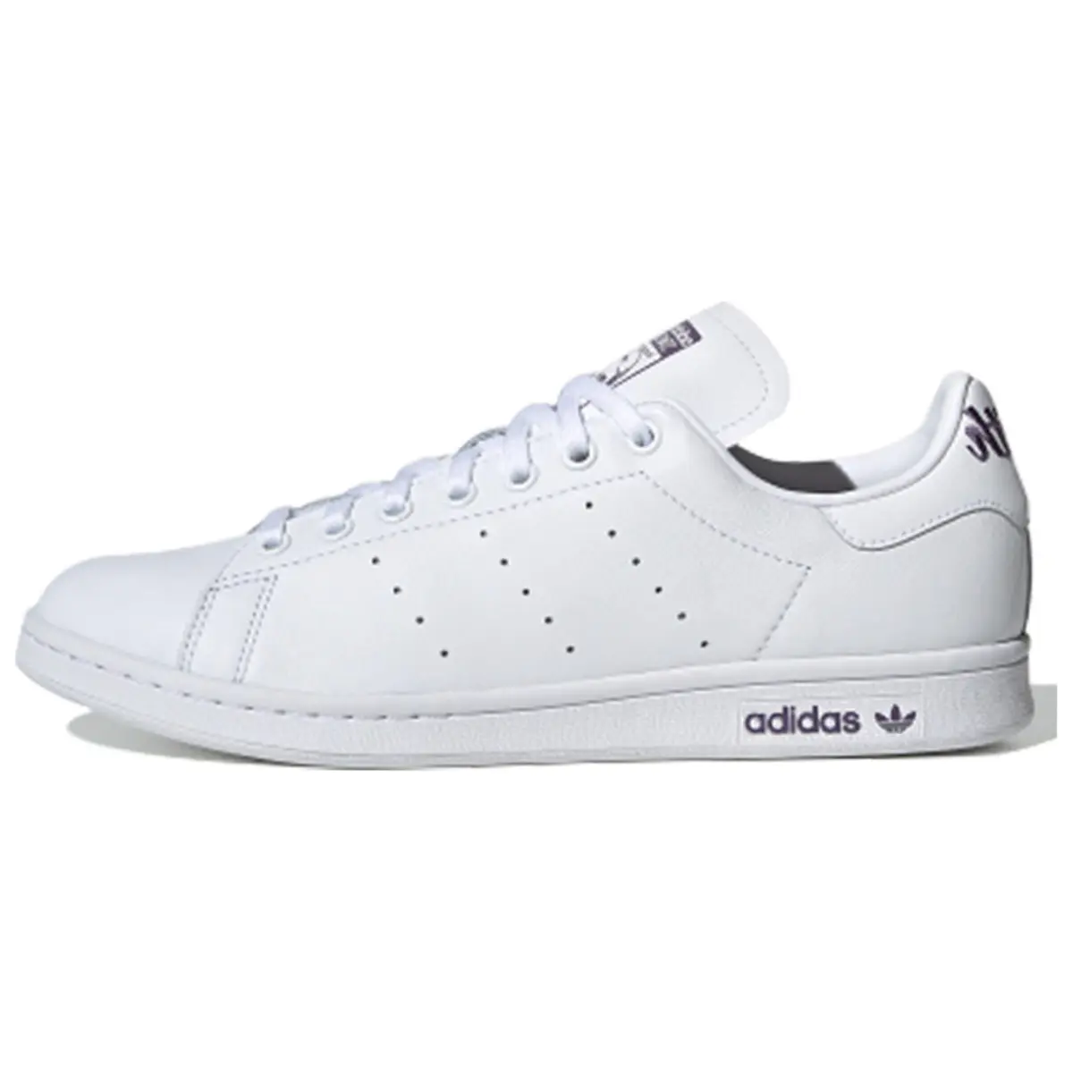 Adidas Originals Stan Smith Shoes 'Cloud White Tech Purple'