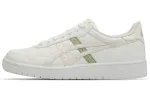 Asics JAPAN S Leather Low top Skateboard Shoes Women's Cloud White Green