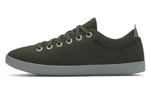 Allbirds Wool Piper Lightweight And Breathable Low top Skateboard Shoes Women's Black Forest Green Base