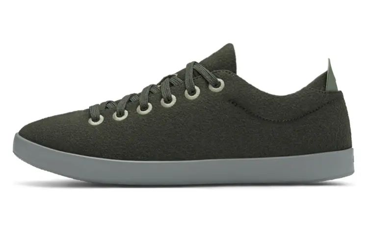 Allbirds Wool Piper Lightweight And Breathable Low top Skateboard Shoes Women's Black Forest Green Base