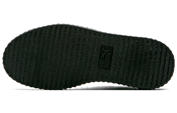 Кеды PUMA Rihanna Fenty Cracked Leather Black (черные) — Чёрный / чёрный / чёрный — фото 5