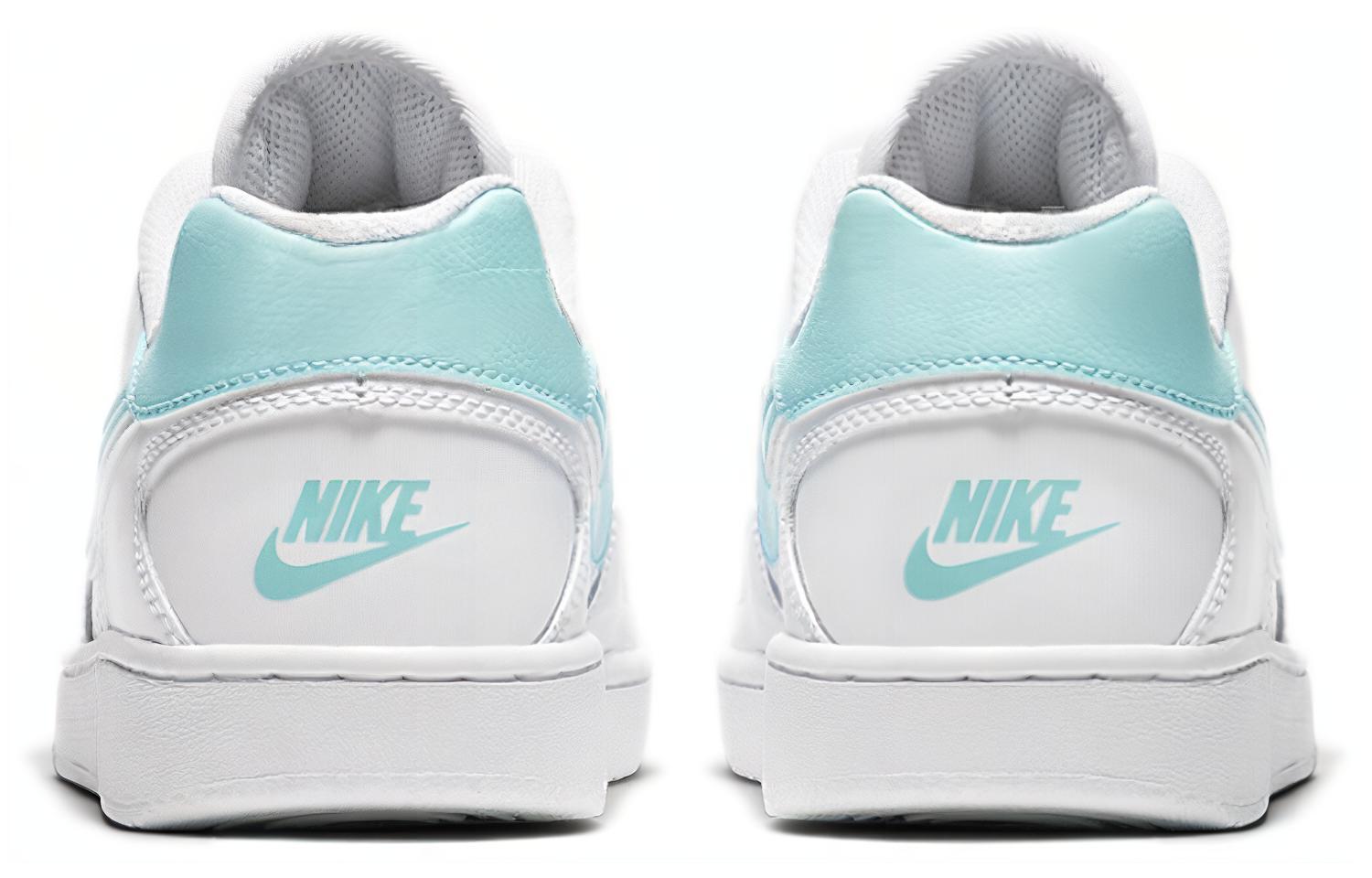 Женские кеды Nike Son of Force (бело-зеленые) — Белыйзелёный — фото 4