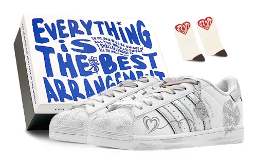 Adidas Originals Superstar Spring Renewal Season, Crystal Love Slip Resistant Abrasion Resistant
