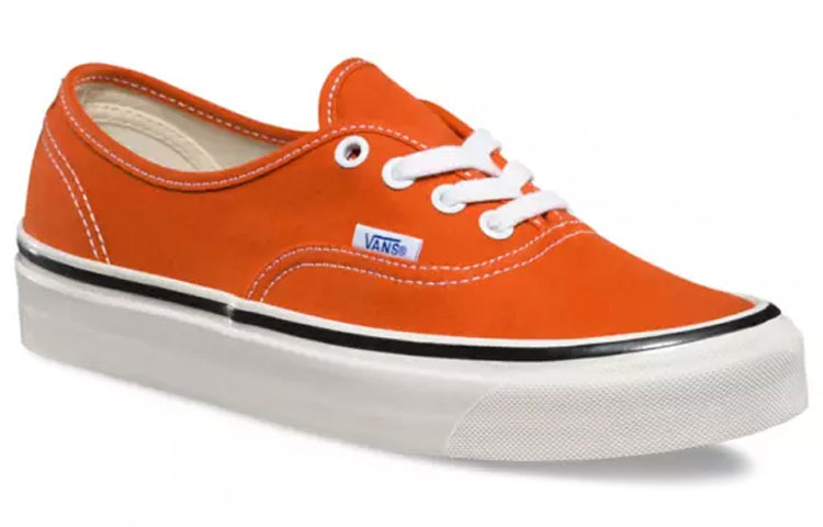 Кеды Vans Authentic 44 DX (оранжево-белые) — фото 3