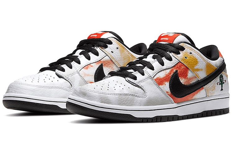 Кеды Nike Dunk SB Pro QS "Roswell Raygun" (бело-оранжевый) — фото 3
