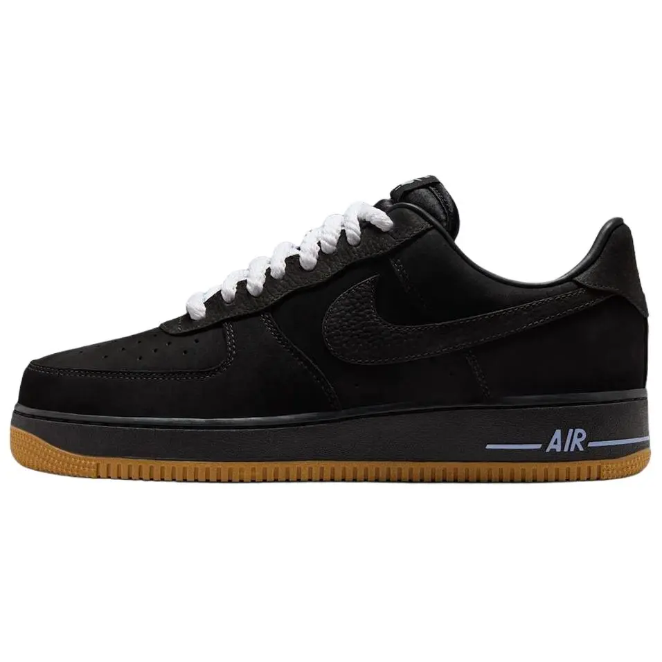 Ja Morant x Nike Air Force 1 Abrasion Resistant Abrasion Resistant Low top Skateboard Shoes Unisex Black