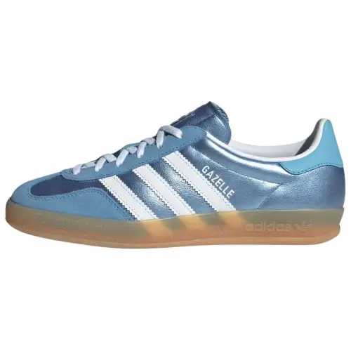 Gazelle Wmns Adidas Originals Indoor 'Blue Metallic Gum' Women's