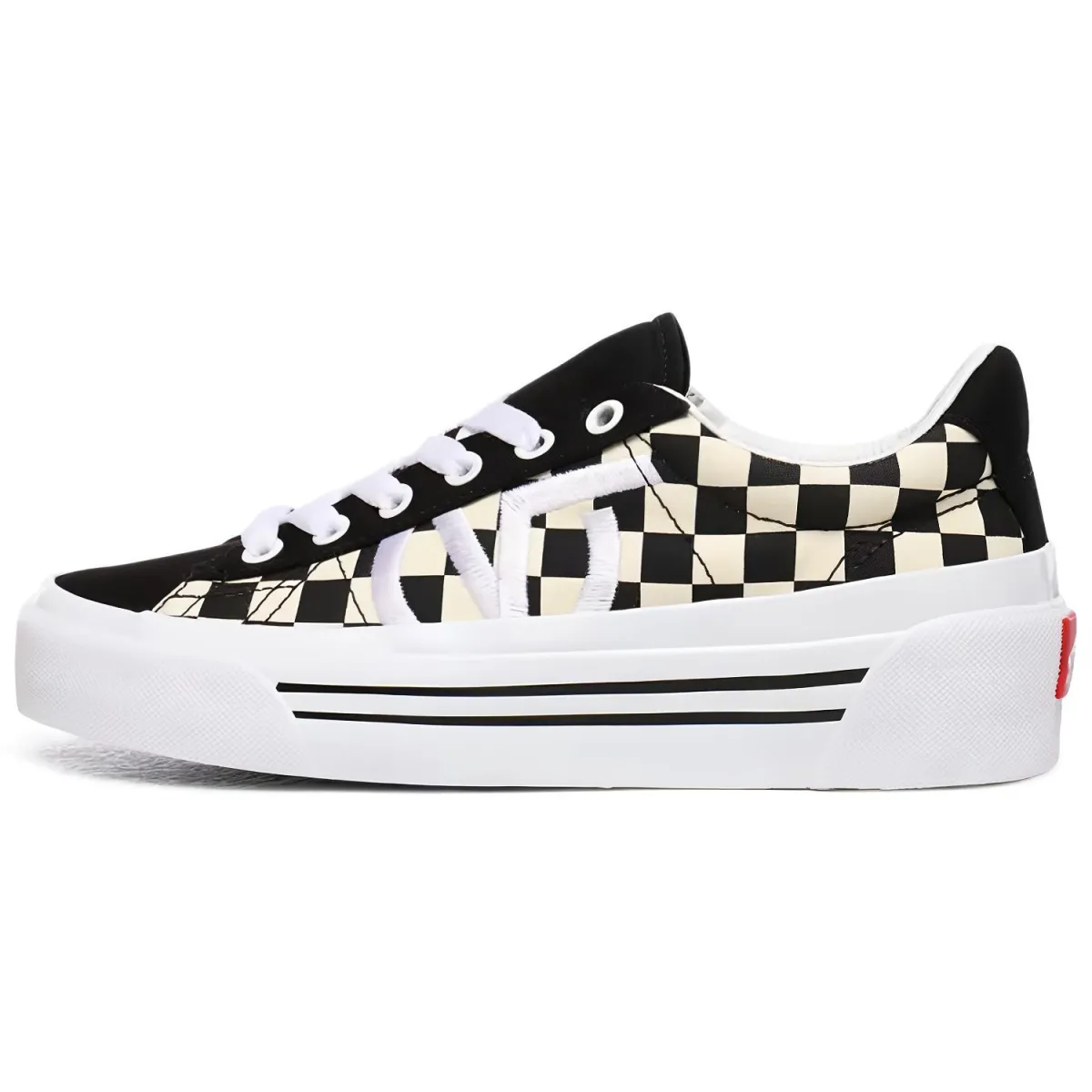Vans Checkerboard Sid Ni 'Black White' Women's