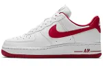 Nike Air Force 1 07 SE Gym Red Casual Slip Resistant Cushioning Abrasion Resistant Low top Skateboard Shoes Women's