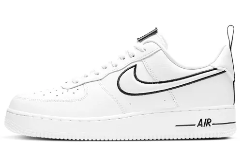 Nike Air Force 1 Low White Black Outline Swoosh