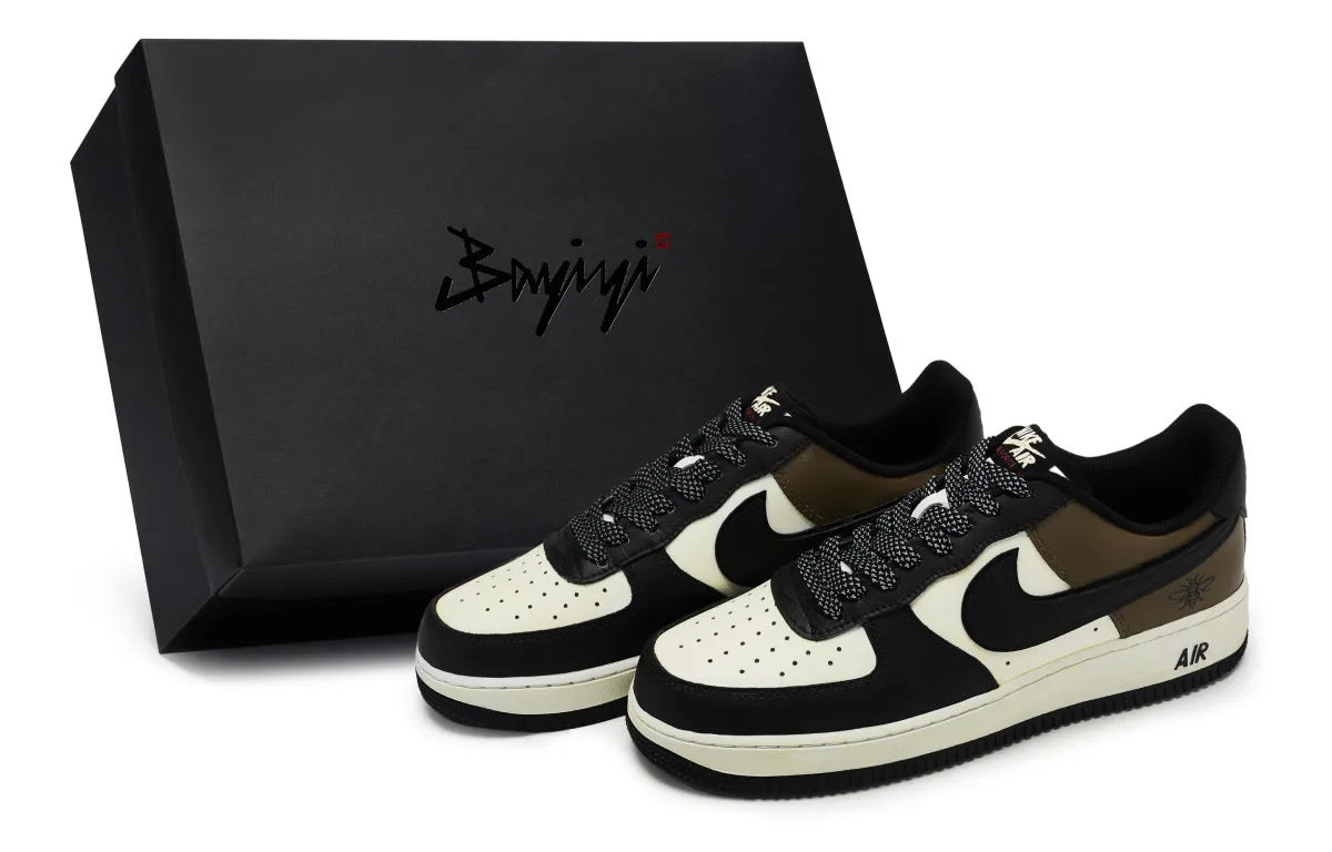 Nike Air Force 1 811 Manufacturing, American Bee, Special Shoe Box Slip Resistant, Abrasion Resistant, Lightweight