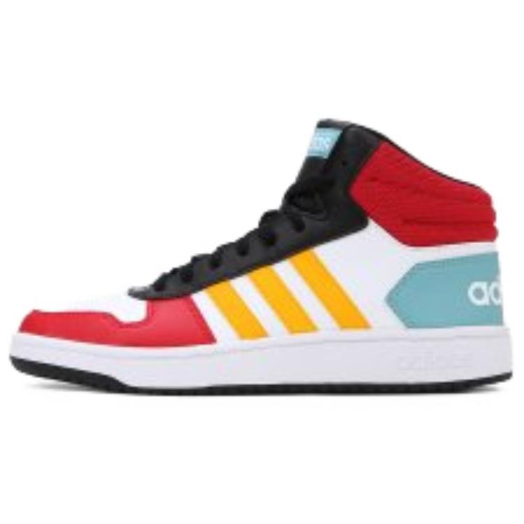 Мужские кроссовки adidas adidas neo Hoops 2.0 (белый / черный / красный / желтый)