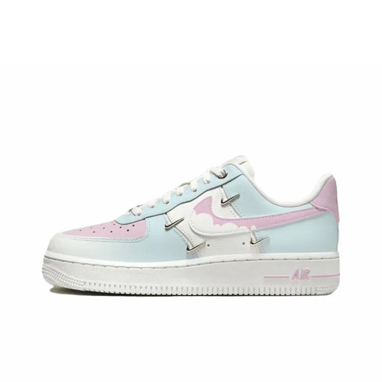 Nike Air Force 1 Abrasion Resistant Low top Skateboard Shoes Women's White