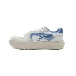 Li Ning Slip Resistant, Lightweight, And Breathable Low top Skateboard Shoes Men's White Gray Blue