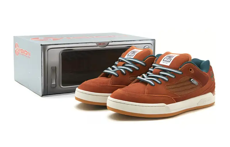 Vision Street Wear Savvy Collection Low top Skateboard Shoes Unisex Caramel Turkey Color