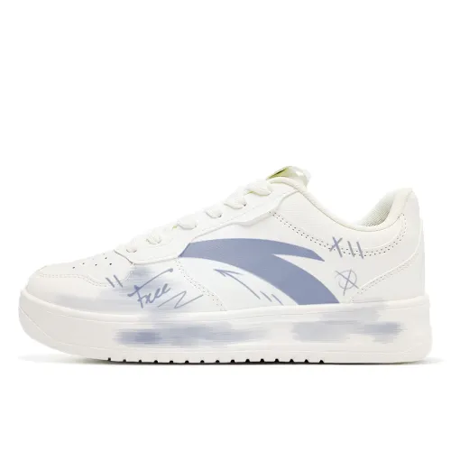 Anta Life Collection Liberalism Synthetic Leather Slip Resistant Cushioning Abrasion Resistant Low top Skateboard Shoes