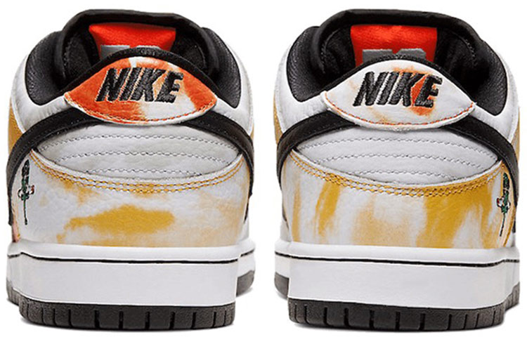 Кеды Nike Dunk SB Pro QS "Roswell Raygun" (бело-оранжевый) — фото 5