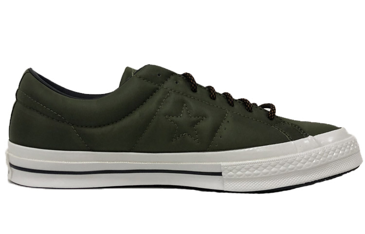 Кеды Converse One Star OX (темно-зеленые) — фото 2