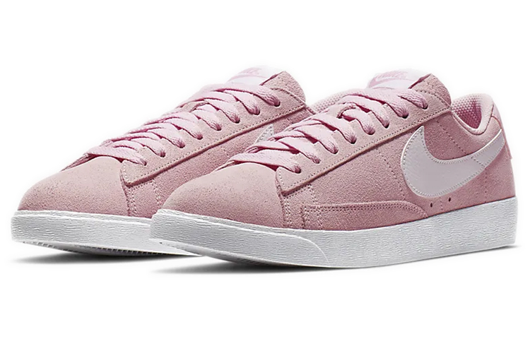 Женские кеды Nike Blazer (розовые) — фото 3