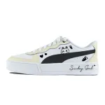 PUMA Skye Abrasion Resistant Balance Low top Skateboard Shoes Women's Light Yellow